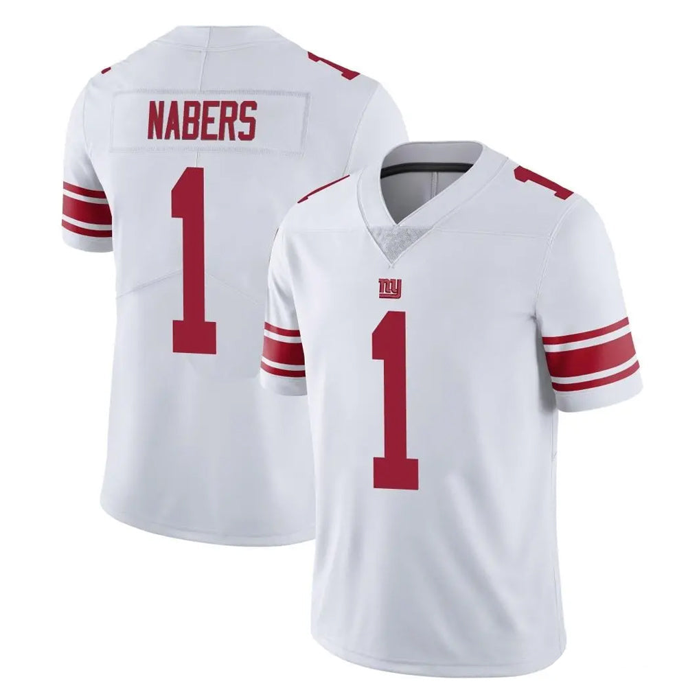 Choea NY.Giants #1 Malik Nabers Player White Limited Vapor Untouchable Home Game Stitched Jerseys