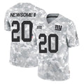 Choea NY.Giants #20 Greg Newsome II Player Arctic Camo Salute To Service Limited Game Stitched Jerseys