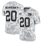 Choea NY.Giants #20 Greg Newsome II Player Arctic Camo Salute To Service Limited Game Stitched Jerseys