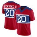 Choea NY.Giants #20 Greg Newsome II Player Red Century Vapor F.U.S.E. Home Game Stitched Jerseys