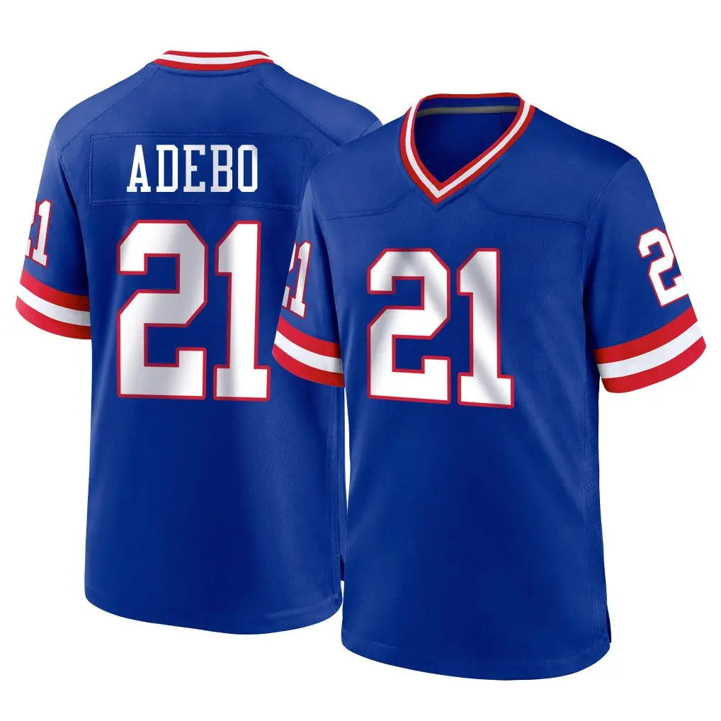 Choea NY.Giants #21 Paulson Adebo Player Royal Classic Home Game Stitched Jerseys