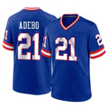 Choea NY.Giants #21 Paulson Adebo Player Royal Classic Home Game Stitched Jerseys