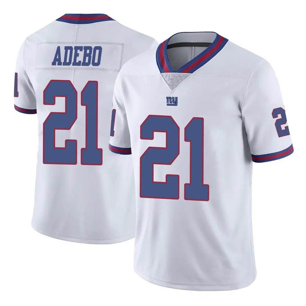 Choea NY.Giants #21 Paulson Adebo Player White Color Rush Home Game Stitched Jerseys