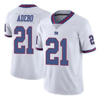 Choea NY.Giants #21 Paulson Adebo Player White Color Rush Home Game Stitched Jerseys