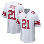 Choea NY.Giants #21 Paulson Adebo Player White Home Game Stitched Jerseys