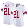 Choea NY.Giants #21 Paulson Adebo Player White Limited Vapor F.U.S.E. Home Game Stitched Jerseys
