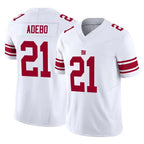 Choea NY.Giants #21 Paulson Adebo Player White Limited Vapor F.U.S.E. Home Game Stitched Jerseys
