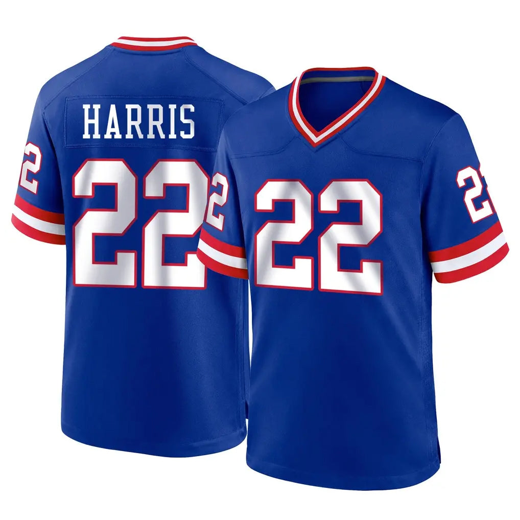Choea NY.Giants #22 Najee Harris Player Royal Classic Home Game Stitched Jerseys