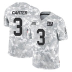 Choea NY.Giants #3 Abdul Carter Player Arctic Camo Salute To Service Limited Game Stitched Jerseys