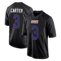 Choea NY.Giants #3 Abdul Carter Player Carbon Fashion Limited Home Game Stitched Jerseys
