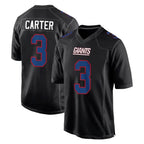 Choea NY.Giants #3 Abdul Carter Player Carbon Fashion Limited Home Game Stitched Jerseys