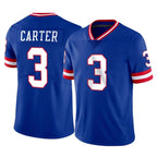 Choea NY.Giants #3 Abdul Carter Player Royal Classic Vapor Home Game Stitched Jerseys