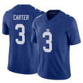 Choea NY.Giants #3 Abdul Carter Player Royal Limited Vapor F.U.S.E. Home Game Stitched Jerseys