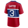 Choea NY.Giants #3 Abdul Carter Red Alternate Game Stitched Jerseys
