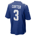 Choea NY.Giants #3 Abdul Carter Royal Team Game Stitched Jerseys