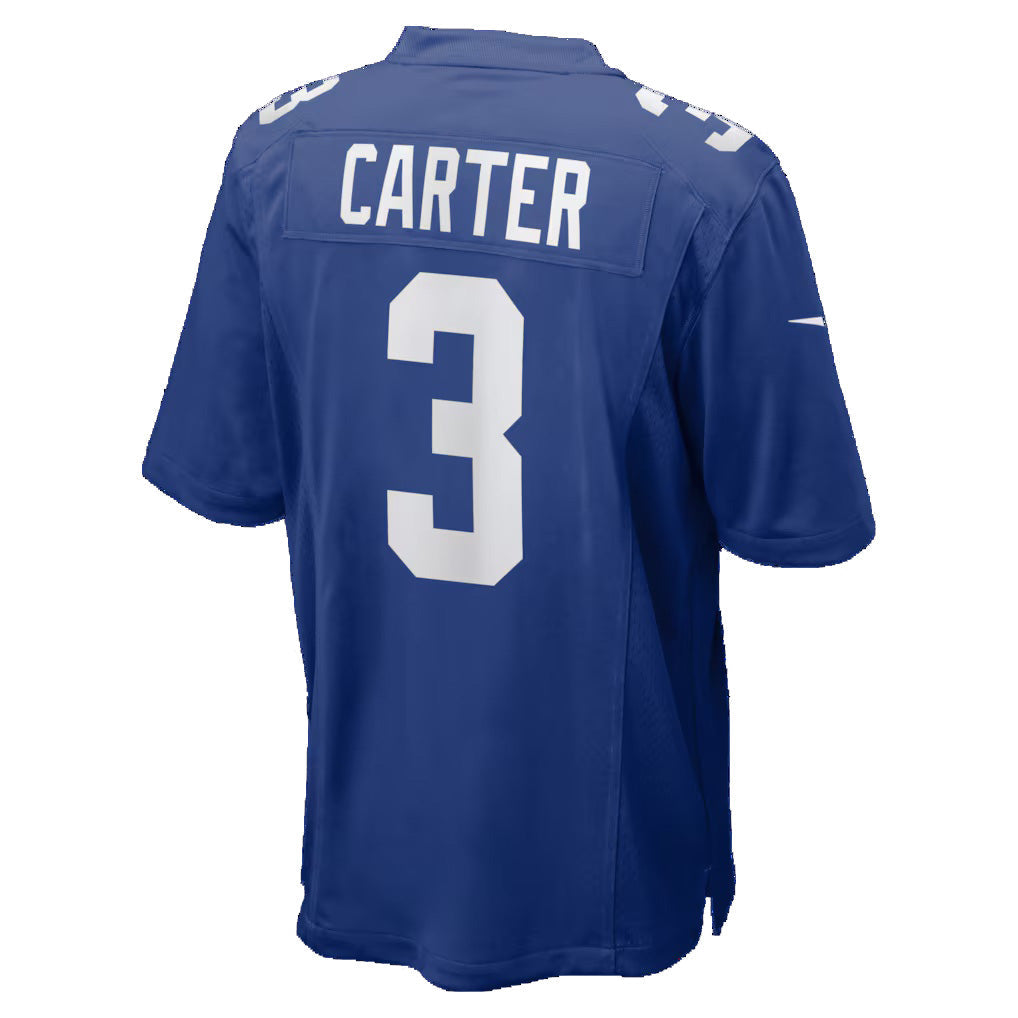 Choea NY.Giants #3 Abdul Carter Royal Team Game Stitched Jerseys