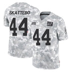 Choea NY.Giants #44 Cam Skattebo Player Arctic Camo Salute To Service Limited Game Stitched Jerseys