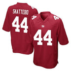 Choea NY.Giants #44 Cam Skattebo Player Red Home Game Stitched Jerseys