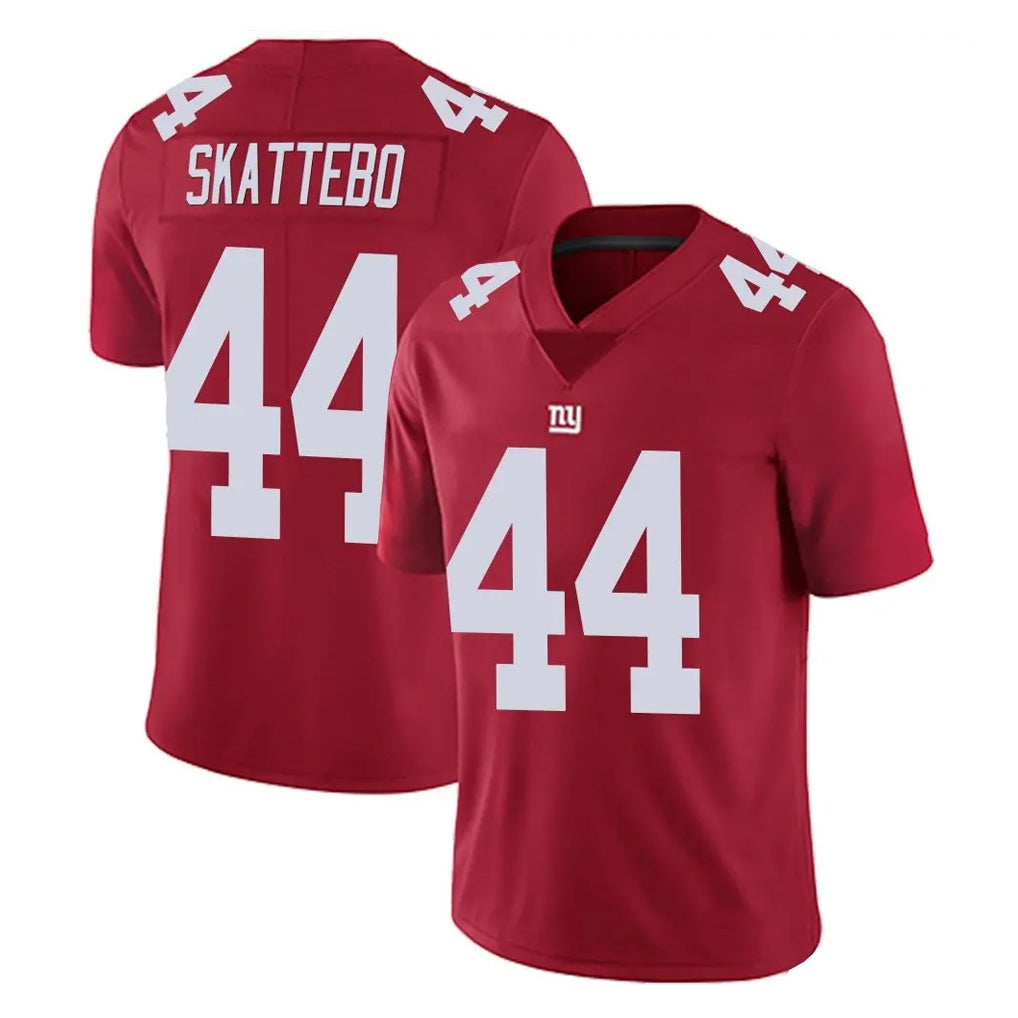 Choea NY.Giants #44 Cam Skattebo Player Red Limited Vapor Untouchable Home Game Stitched Jerseys