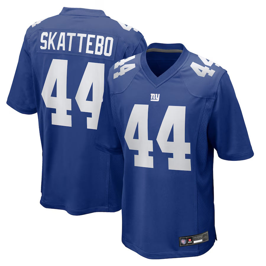 Choea NY.Giants #44 Cam Skattebo Player Royal Team Game Football Jerseys