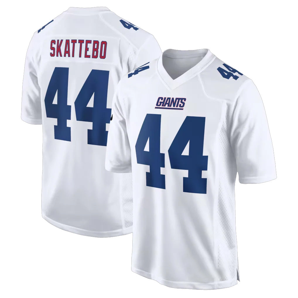 Choea NY.Giants #44 Cam Skattebo Player White Fashion Limited Home Game Stitched Jerseys