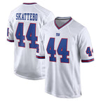 Choea NY.Giants #44 Cam Skattebo Player White Game Home Stitched Jerseys