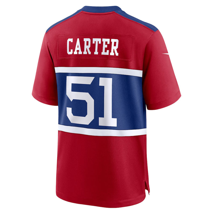 Choea NY.Giants #51 Abdul Carter Player Red Home Game Stitched Jerseys