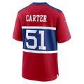 Choea NY.Giants #51 Abdul Carter Player Red Home Game Stitched Jerseys