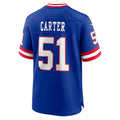 Choea NY.Giants #51 Abdul Carter Player Royal Home Game Stitched Jerseys