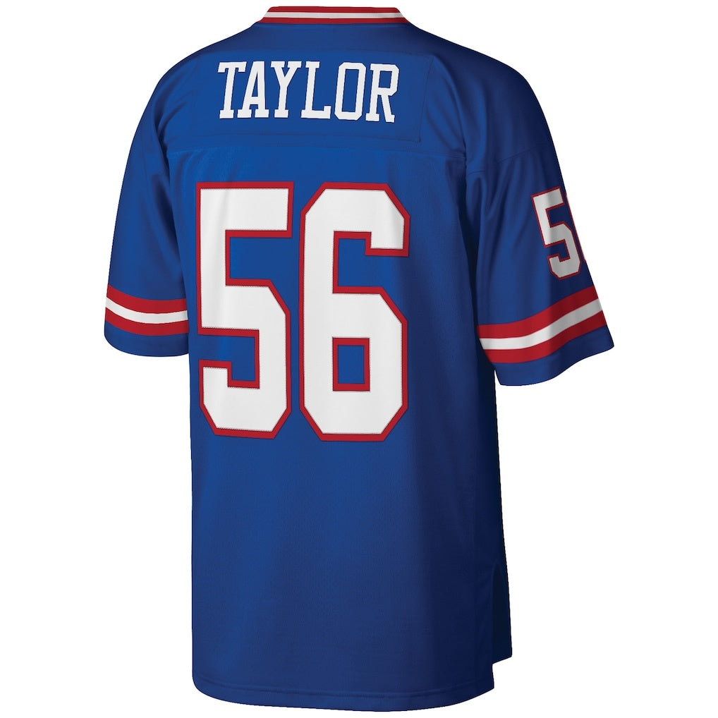 Choea NY.Giants #56 Lawrence Taylor Mitchell & Ness Royal Big & Tall Retired Player Replica Stitched Jerseys