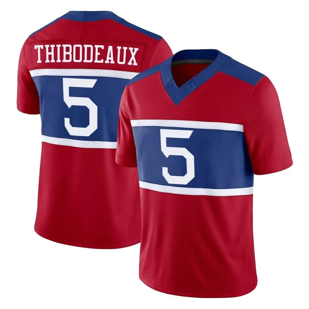 Choea NY.Giants #5 Kayvon Thibodeaux Player Red Century Vapor F.U.S.E. Home Game Stitched Jerseys