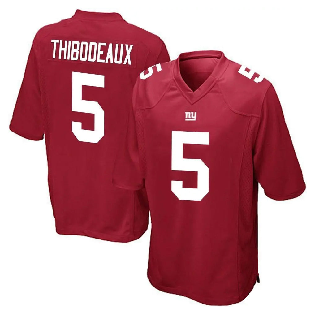 Choea NY.Giants #5 Kayvon Thibodeaux Player Red Home Game Stitched Jerseys