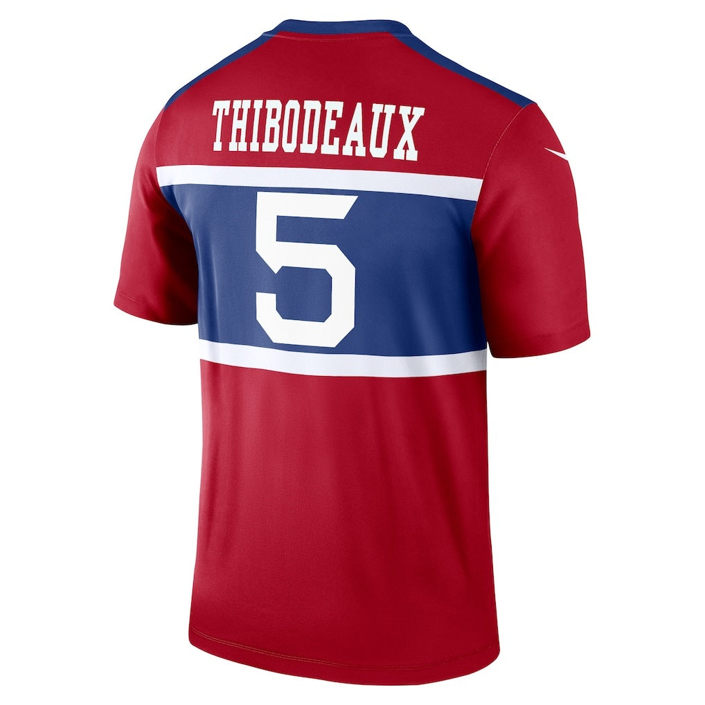 Choea NY.Giants #5 Kayvon Thibodeaux Red Legend Player Performance Top Stitched Jerseys