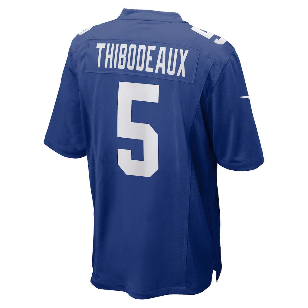 Choea NY.Giants #5 Kayvon Thibodeaux Royal Player Game Stitched Jerseys