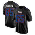 Choea NY.Giants #65 Francis Mauigoa Player Carbon Fashion Limited Home Game Stitched Jerseys
