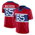 Choea NY.Giants #65 Francis Mauigoa Player Red Century Vapor F.U.S.E. Home Game Stitched Jerseys