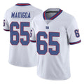 Choea NY.Giants #65 Francis Mauigoa Player White Color Rush Home Game Stitched Jerseys
