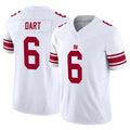 Choea NY.Giants #6 Jaxson Dart Player White Vapor F.U.S.E. Limited Stitched Jerseys