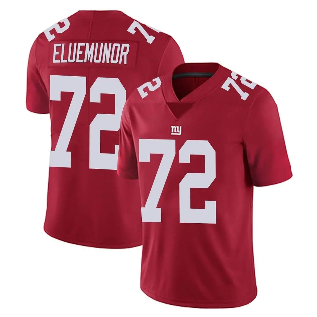 Choea NY.Giants #72 Jermaine Eluemunor Player Red Limited Vapor Untouchable Home Game Stitched Jerseys