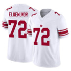 Choea NY.Giants #72 Jermaine Eluemunor Player White Limited Vapor F.U.S.E. Home Game Stitched Jerseys