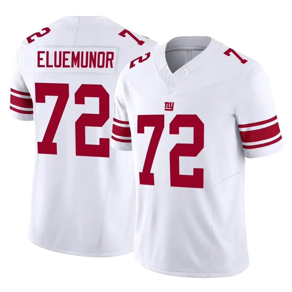 Choea NY.Giants #72 Jermaine Eluemunor Player White Limited Vapor F.U.S.E. Home Game Stitched Jerseys