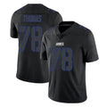 Choea NY.Giants #78 Andrew Thomas Player Black Impact Limited Home Game Stitched Jerseys