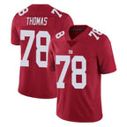 Choea NY.Giants #78 Andrew Thomas Player Red Limited Vapor Untouchable Home Game Stitched Jerseys