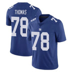 Choea NY.Giants #78 Andrew Thomas Player Royal Limited Vapor Untouchable Home Game Stitched Jerseys