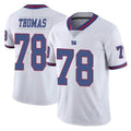 Choea NY.Giants #78 Andrew Thomas Player White Color Rush Home Game Stitched Jerseys