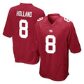 Choea NY.Giants #8 Jevon Holland Player Red Home Game Stitched Jerseys
