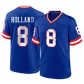 Choea NY.Giants #8 Jevon Holland Player Royal Classic Home Game Stitched Jerseys