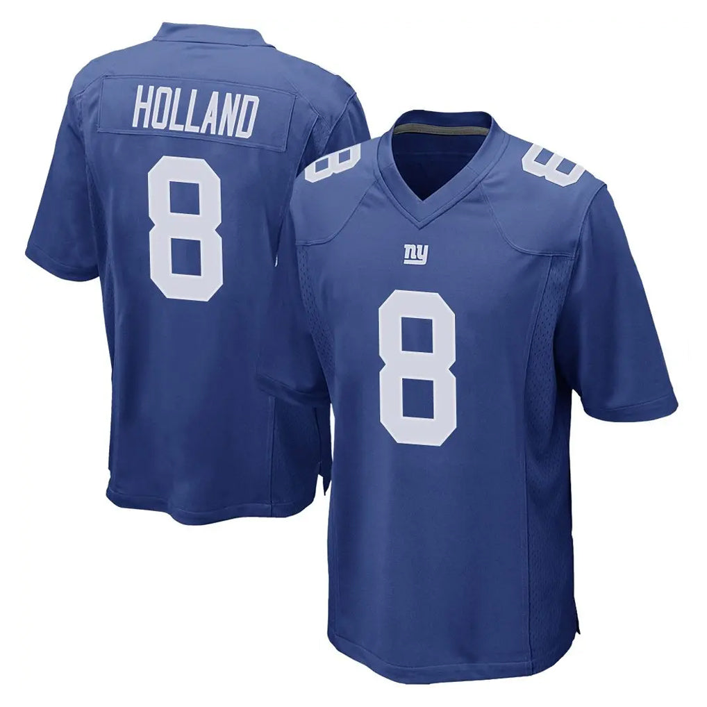 Choea NY.Giants #8 Jevon Holland Player Royal Home Game Stitched Jerseys