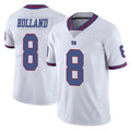 Choea NY.Giants #8 Jevon Holland Player White Color Rush Home Game Stitched Jerseys