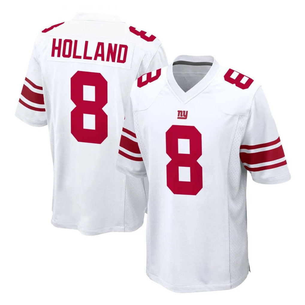 Choea NY.Giants #8 Jevon Holland Player White Home Game Stitched Jerseys